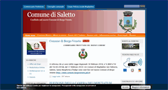 Desktop Screenshot of comunesaletto.pd.it